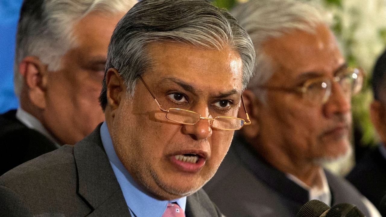 Pakistan Finance Minister Ishaq Dar. Credit: Reuters File Photo