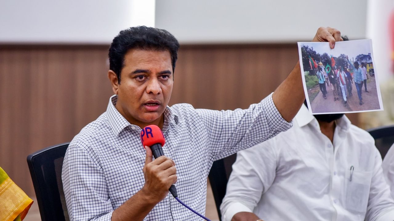 Telangana minister K T Rama Rao. Credit: PTI File Photo