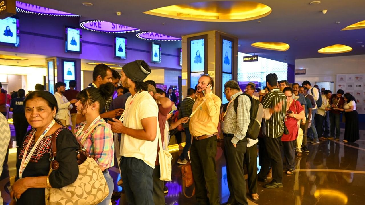 Many screenings were preceded by commotion at the Bengaluru International Film Festival. Credit: DH Photo