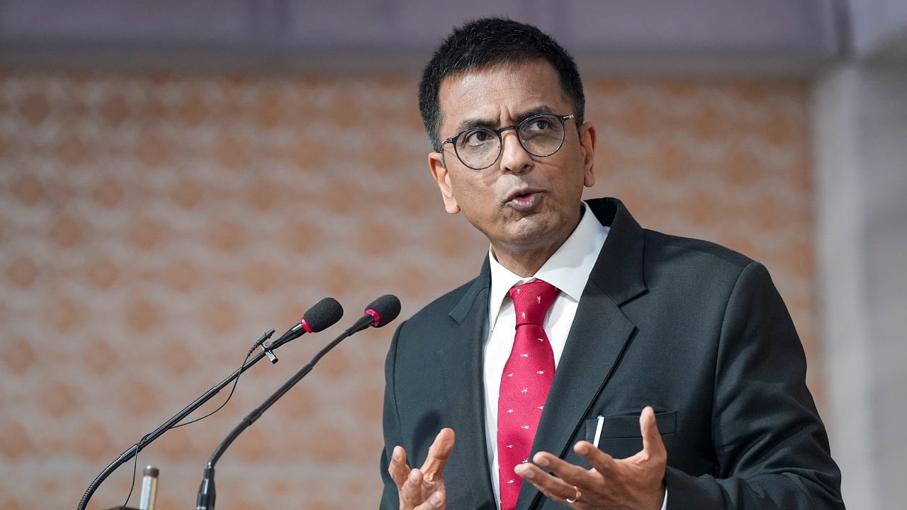 Chief Justice of India D Y Chandrachud. Credit: PTI File Photo