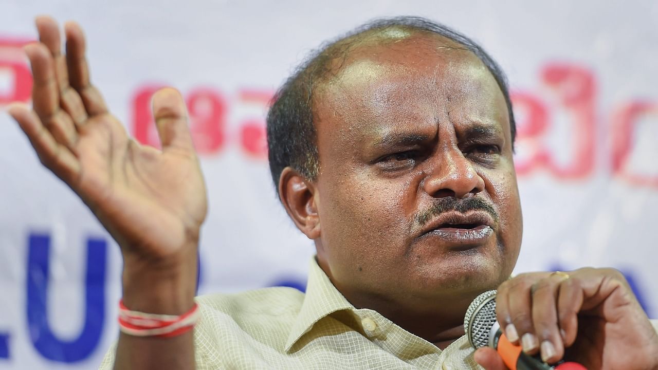 JD(S) leader H D Kumaraswamy. Credit: PTI File Photo