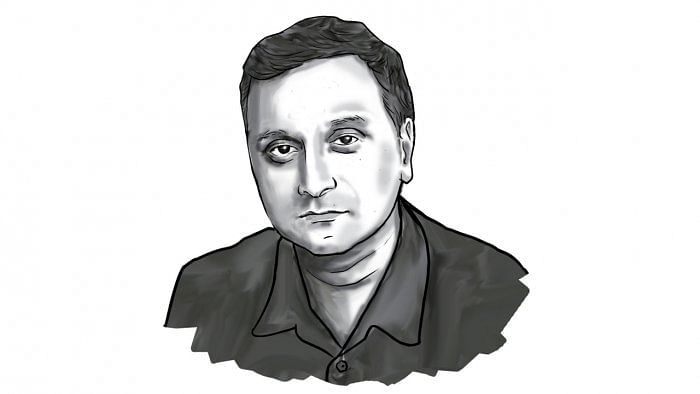 Chandan Gowda is an ISEC professor who looks for new ways of looking. @Chandan_Gowda73. Credit: DH Illustration