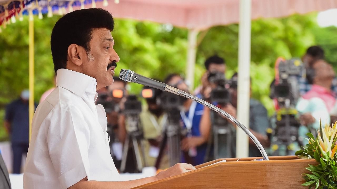 Tamil Nadu Chief Minister MK Stalin. Credit: PTI File Photo