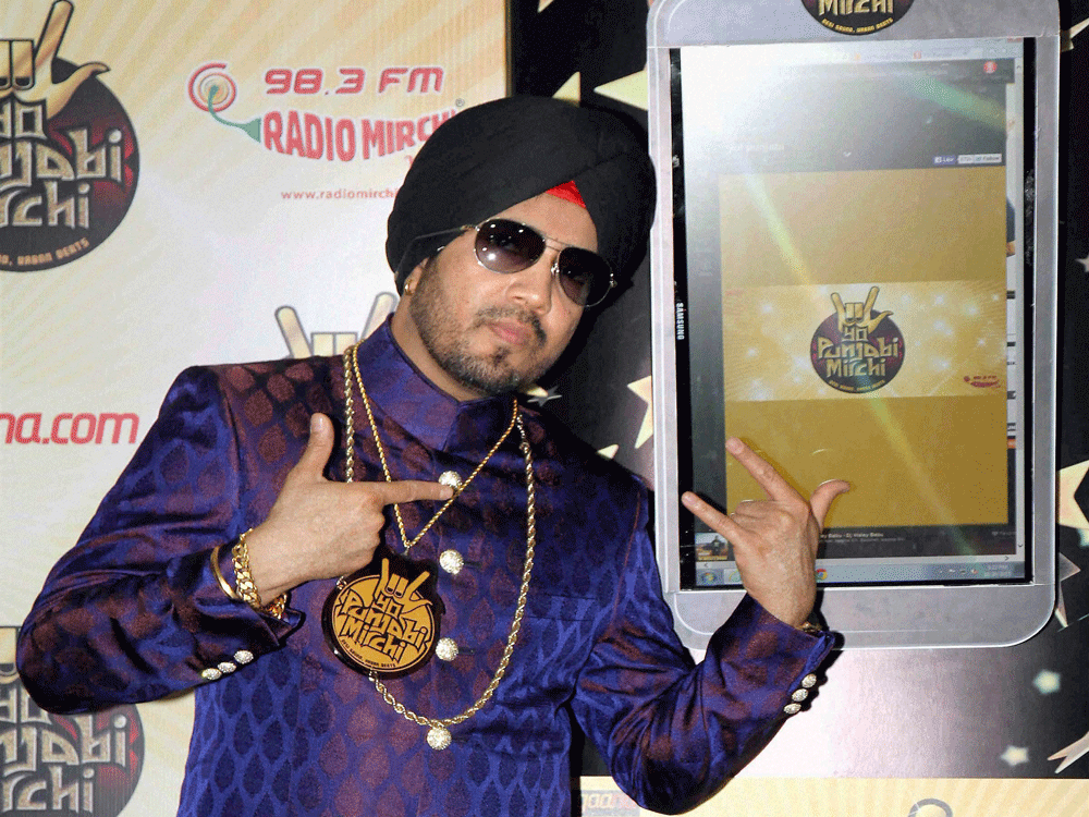 Bollywood singer Mika Singh. PTI File Photo