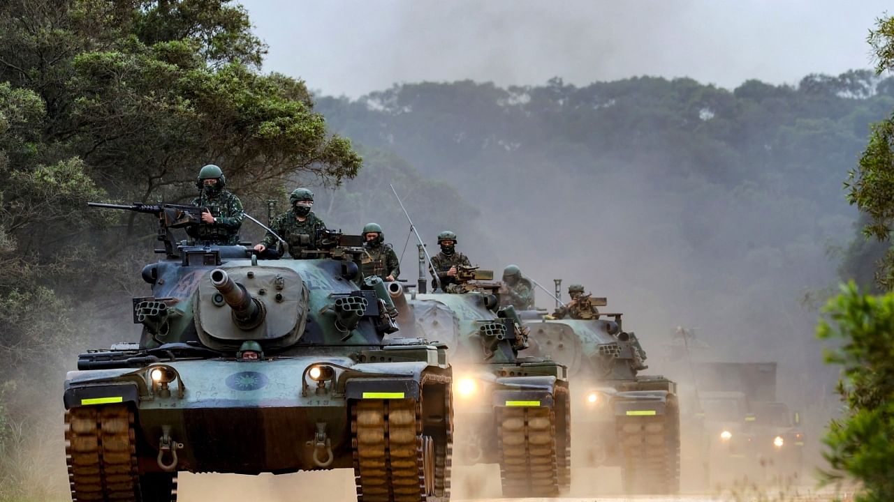 Soldiers of Taiwanese Army take part in a military exercise at an undisclosed location in Taiwan. Credit: Taiwan Defence Ministry via Reuters Photo