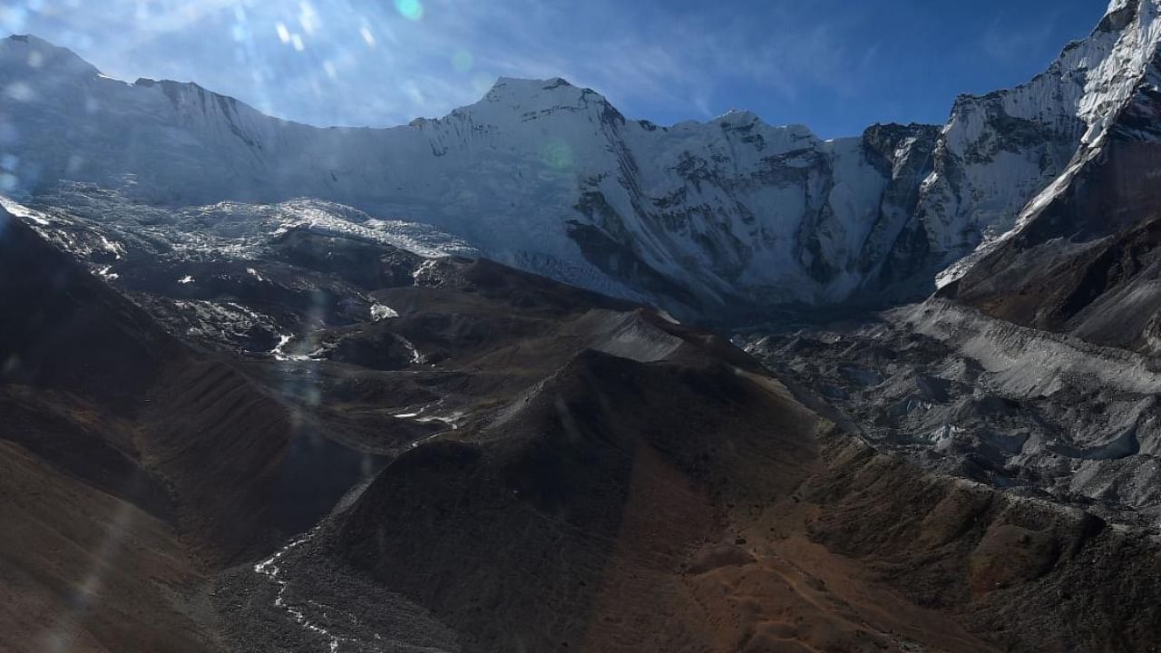 Scientists have observed that glaciers have been losing their volume, especially since 1950. But the data have varied. Credit: AFP File Photo