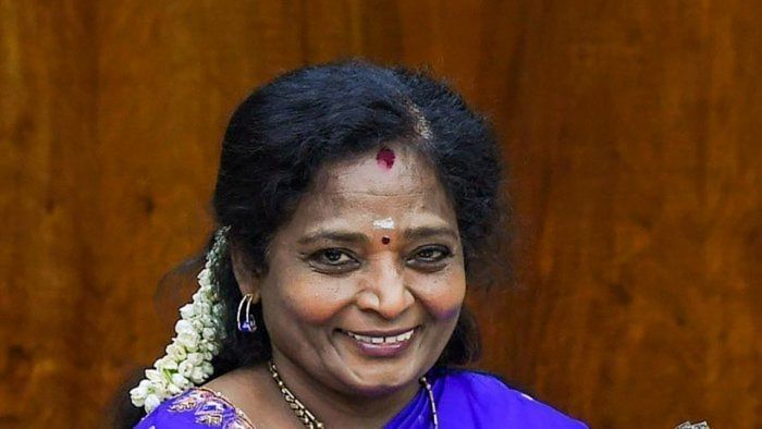 Telangana Governor Tamilisai Soundararajan. Credit: PTI Photo