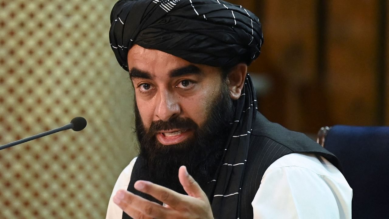 Zabihullah Mujahid, the Taliban-led government's chief spokesman. Credit: AFP Photo