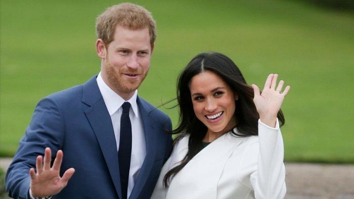 Prince Harry and his wife Meghan Markle. Credit: AFP Photo