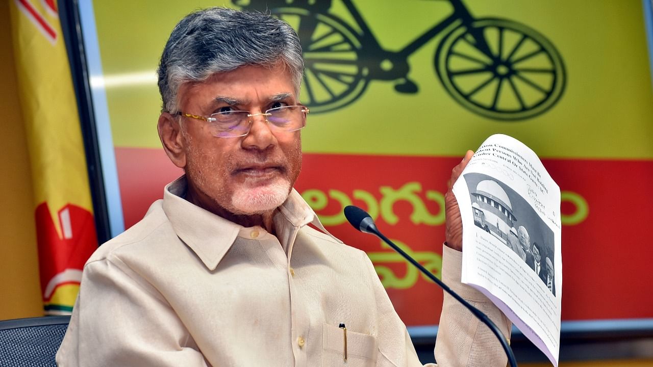 TDP leader Chandrababu Naidu. Credit: PTI Photo