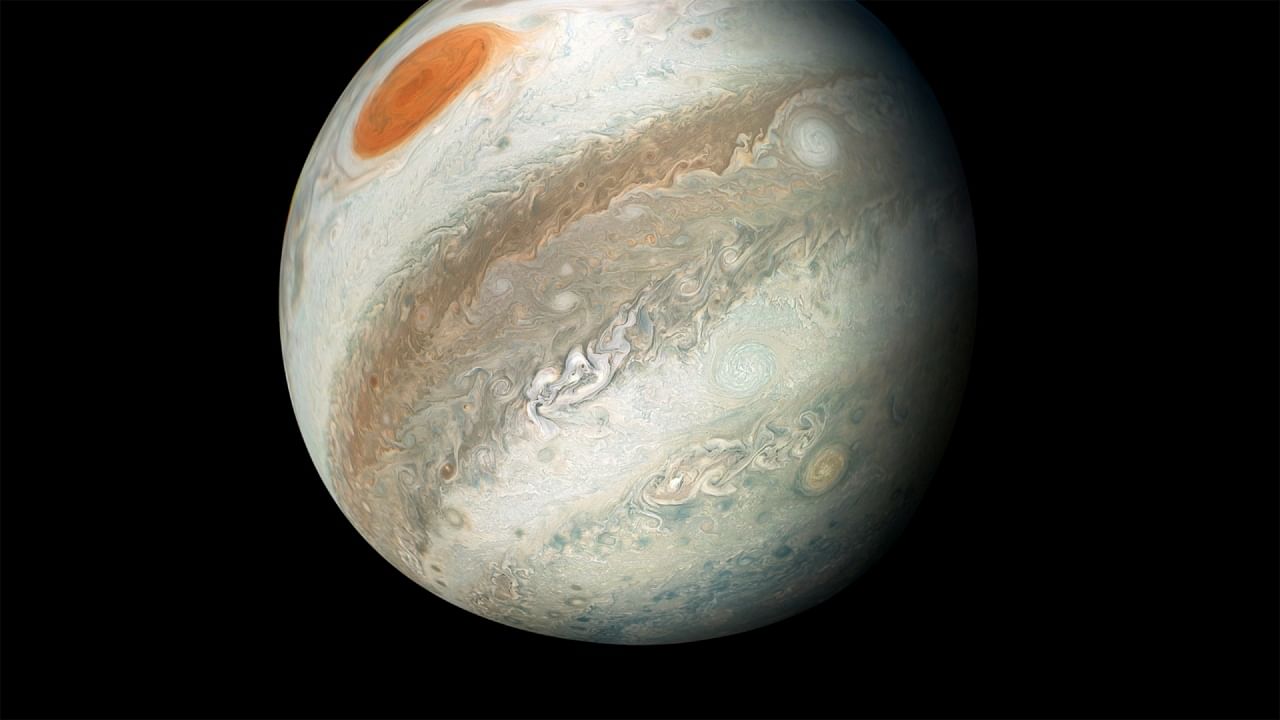 Jupiter is both the largest planet in our solar system and the one with the most moons. Credit: NASA/JPL-Caltech/SwRI/MSSS/Gerald Eichstad/Sean Doran/Handout via Reuters