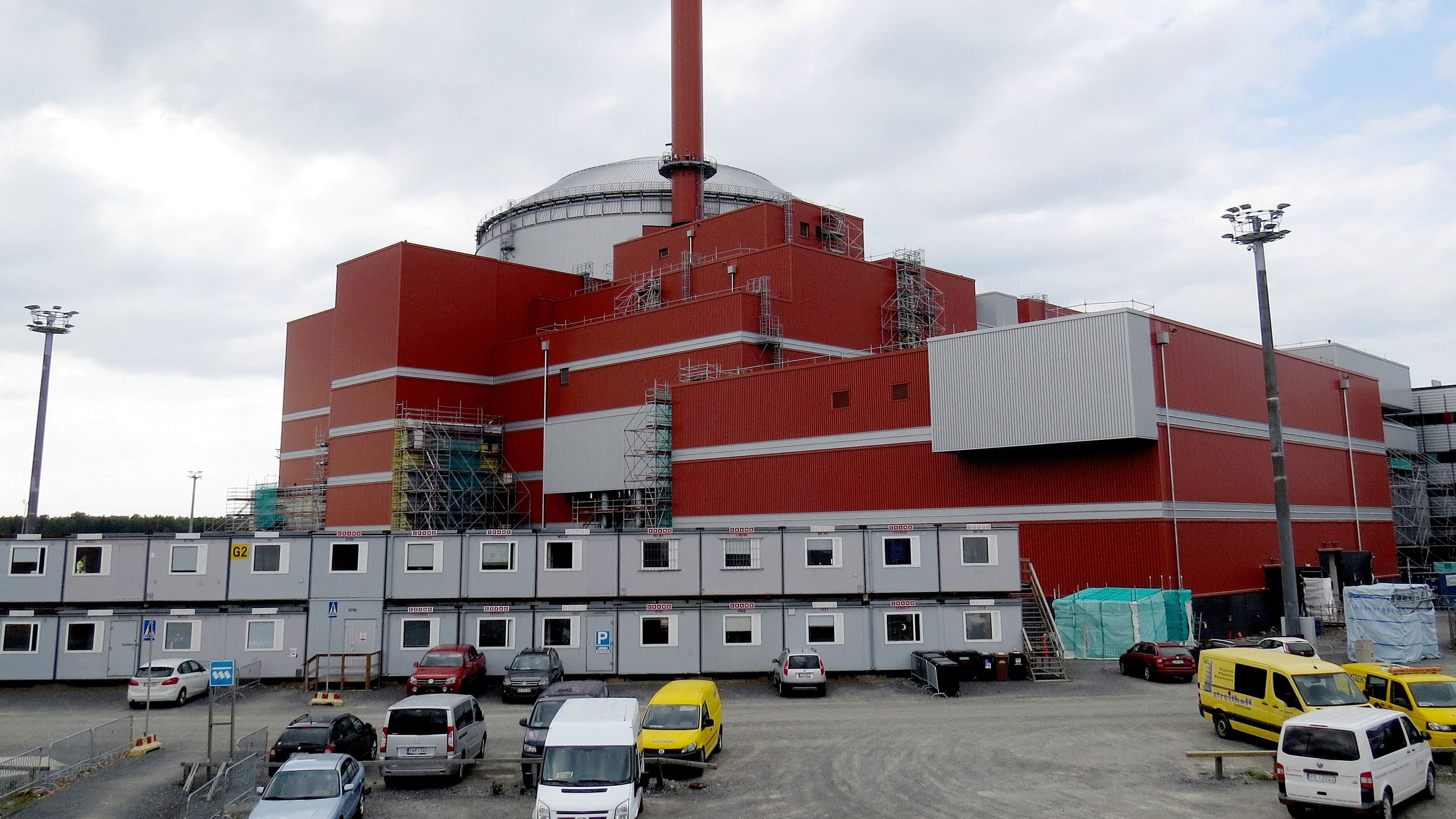 A general view of the unfinished Olkiluoto-3 nuclear reactor in Eurajoki, Finland August 17, 2017.  Credit: Reuters Photo