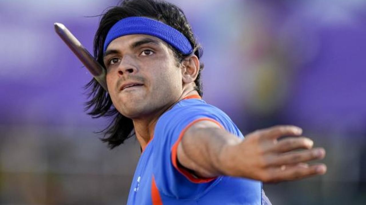 Indian javelin thrower Neeraj Chopra. Credit: AP/PTI Photo