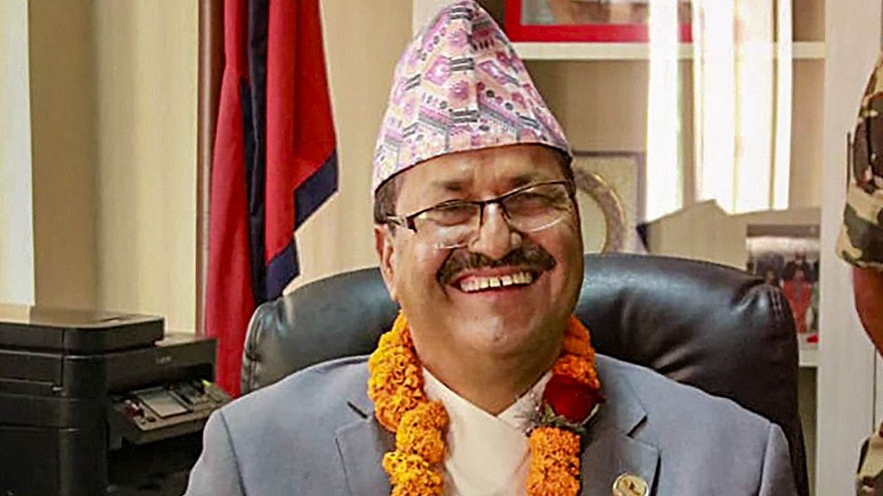 Newly appointed Foreign Minister of Nepal N.P. Saud. Credit: PTI Photo