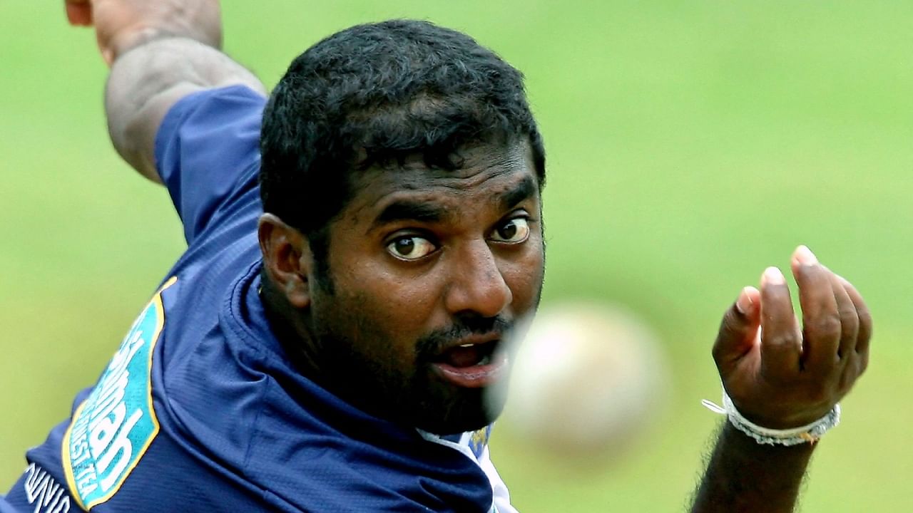 Sri Lankan cricketer Muttiah Muralitharan. Credit: AFP File Photo