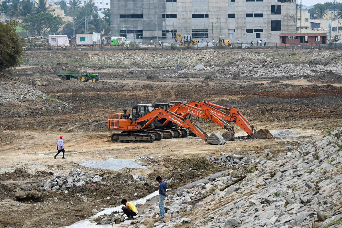 Newly rejuvenated Nayandahali lake. DH Photo/Pushkar