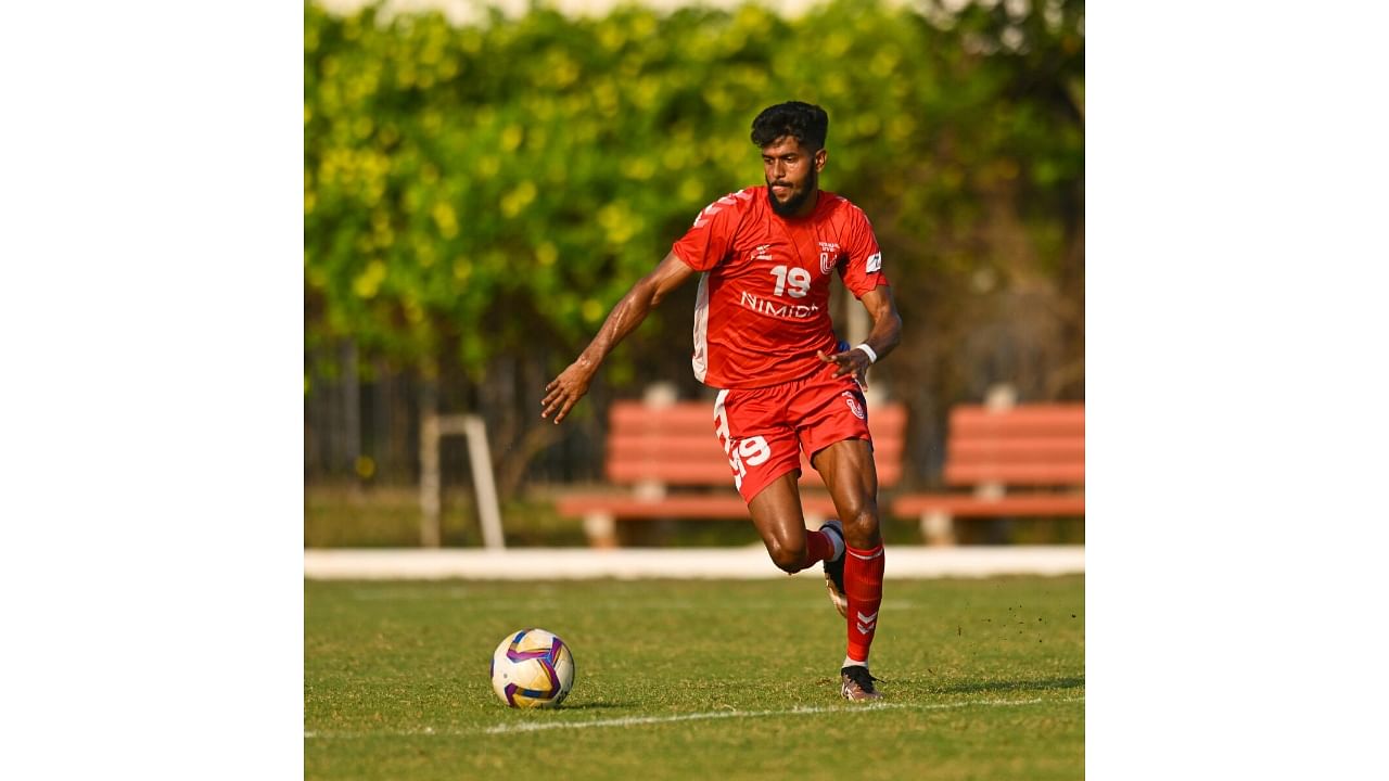 FC Bengaluru United forward Irfan Yadwad has been consistently among the goals this season. Credit: Special Arrangement