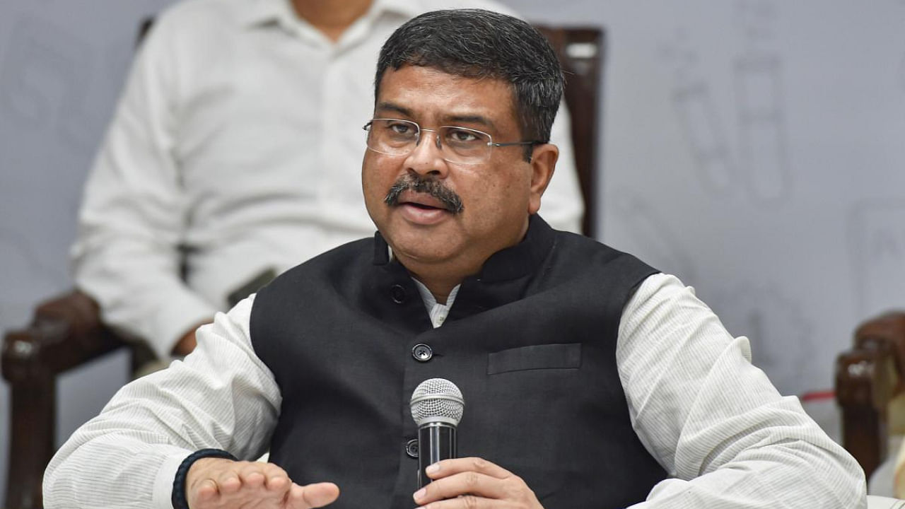 Minister of Education Dharmendra Pradhan. Credit: PTI Photo