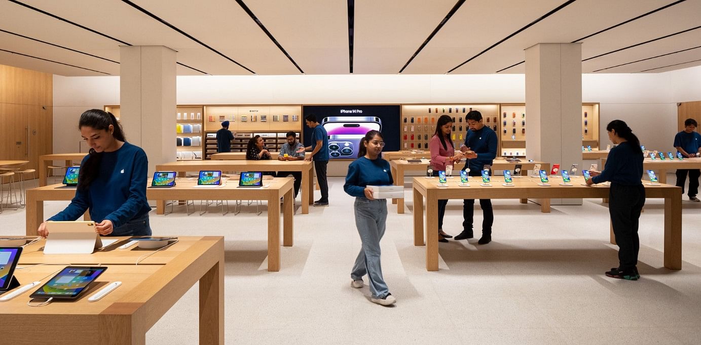 Apple Saket store. Picture Credit: Apple