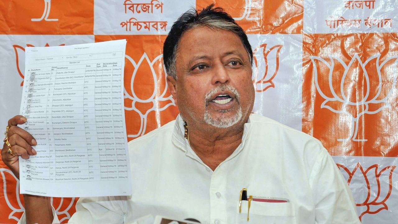 TMC veteran Mukul Roy. Credit: PTI File Photo