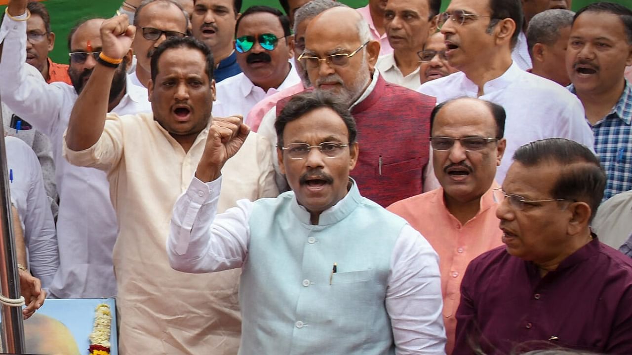 The report was purportedly drafted by a committee headed by  BJP’s national general secretary Vinod Tawde, according to media reports.  Credit: PTI Photo