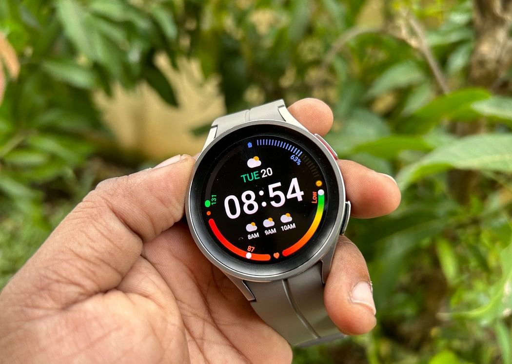 Samsung Galaxy Watch5 Pro. Credit: DH Photo/KVN Rohit