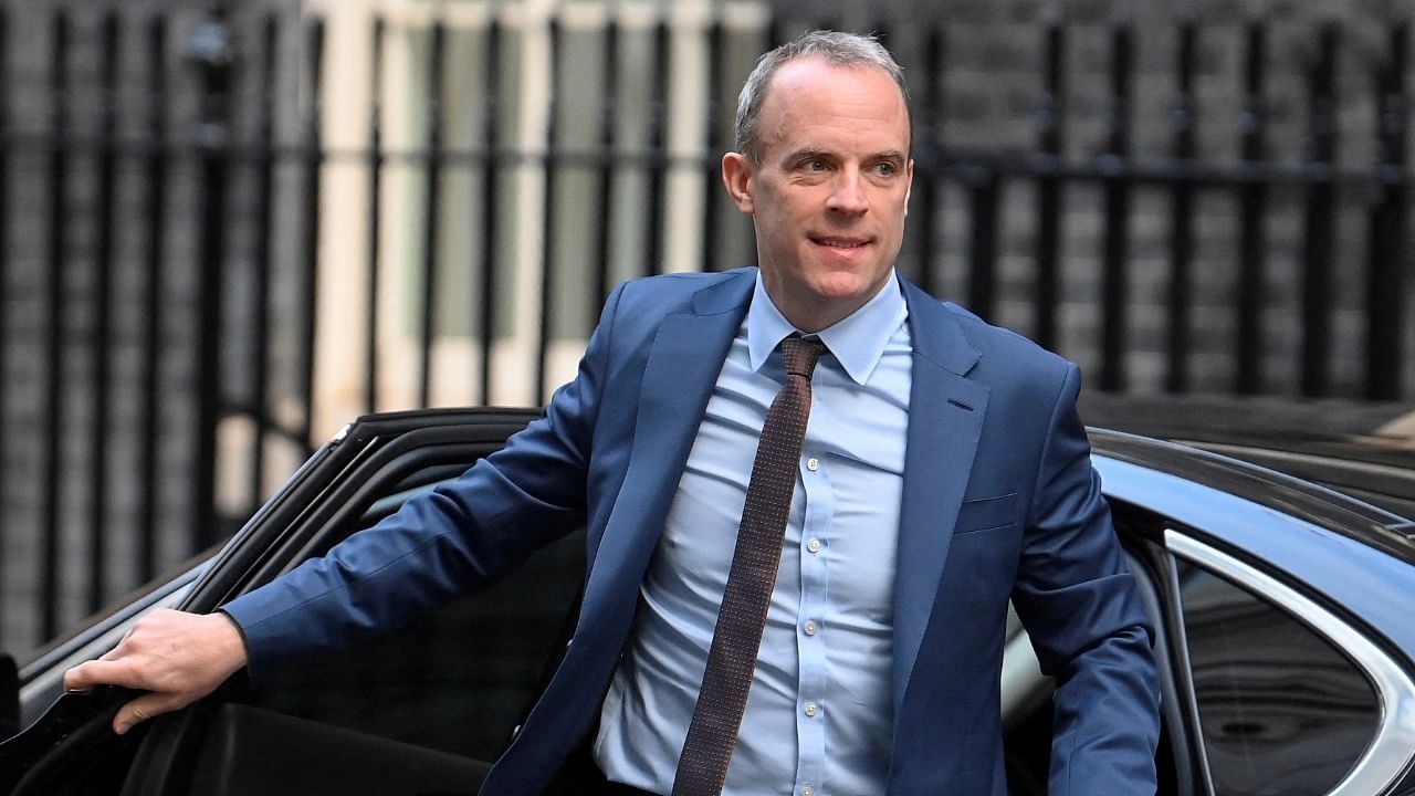 British Deputy Prime Minister and justice minister Dominic Raab. Credit: Reuters Photo