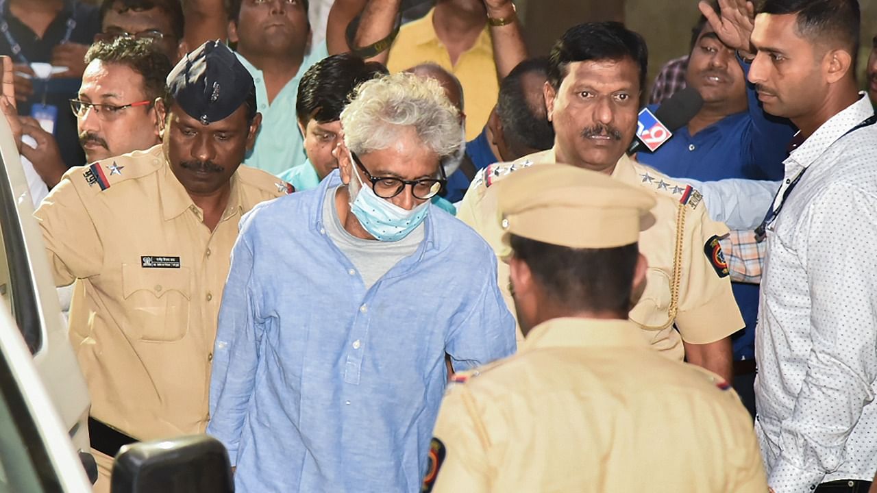 Bhima-Koregaon violence case accused activist Gautam Navlakha. Credit: PTI File Photo