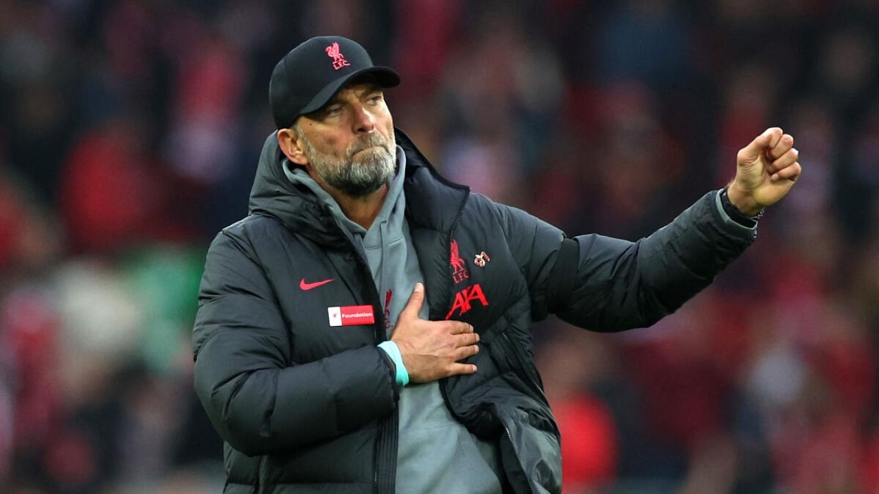 Liverpool manager Jurgen Klopp. Credit: Reuters Photo
