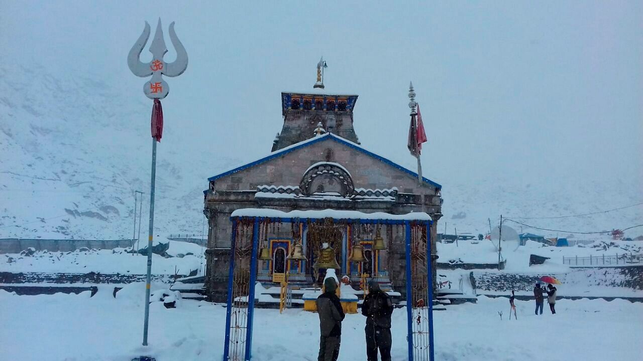 The Kedarnath Dham will be opened to the public on Tuesday. Credit: PTI File Photo