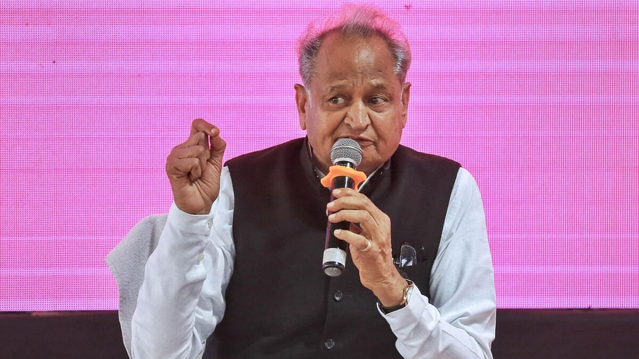 Rajasthan Chief Minister Ashok Gehlot. Credit: PTI Photo