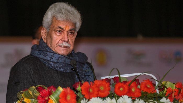 Jammu & Kashmir Lt. Governer Manoj Sinha. Credit: PTI Photo