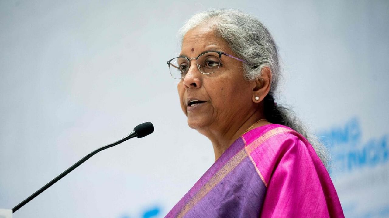 Union Finance Minister Nirmala Sitharaman. Credit: AFP Photo