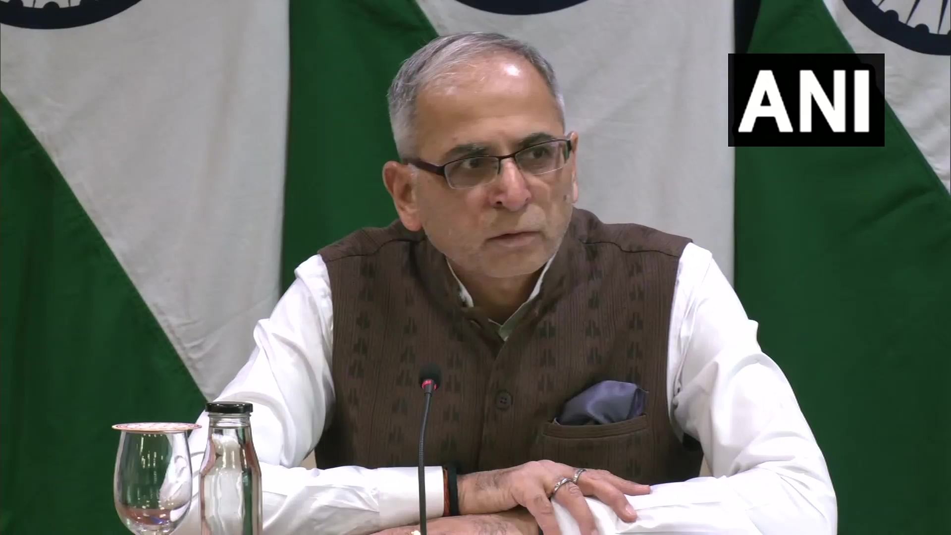 Foreign Secretary Vinay Kwatra. Credit: Twitter/@ANI