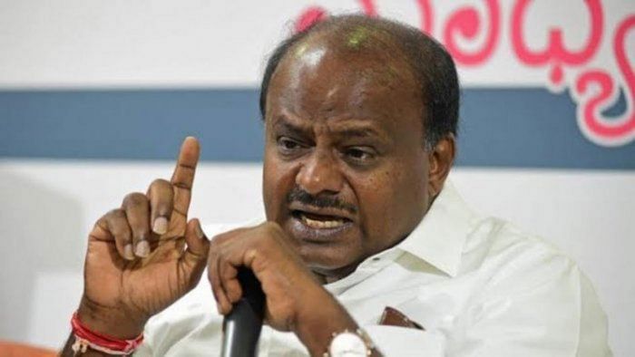 JD(S) legislature party leader H D Kumaraswamy said that the party will launch a separate manifesto for Bengaluru in next three days. Credit: DH Photo