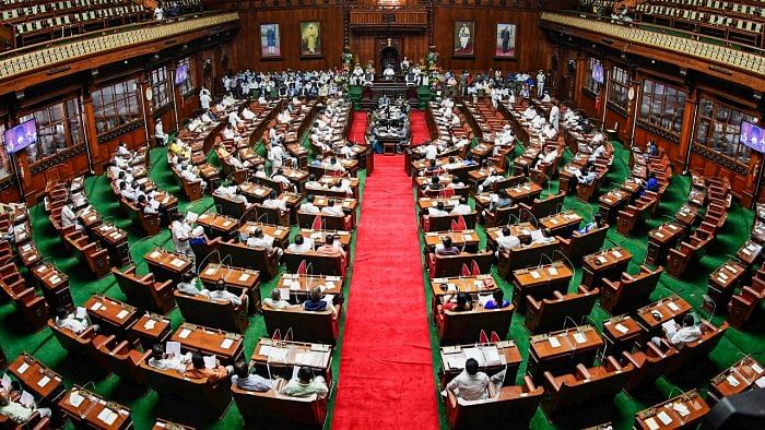 Karnataka Assembly Session in Bengaluru. Credit: PTI Photo