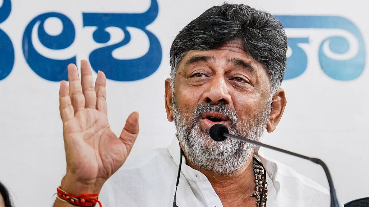 KPCC President D K Shivakumar. Credit: PTI Photo