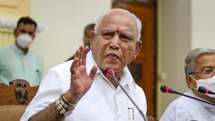 Former chief minister B S Yediyurappa. Credit: PTI Photo