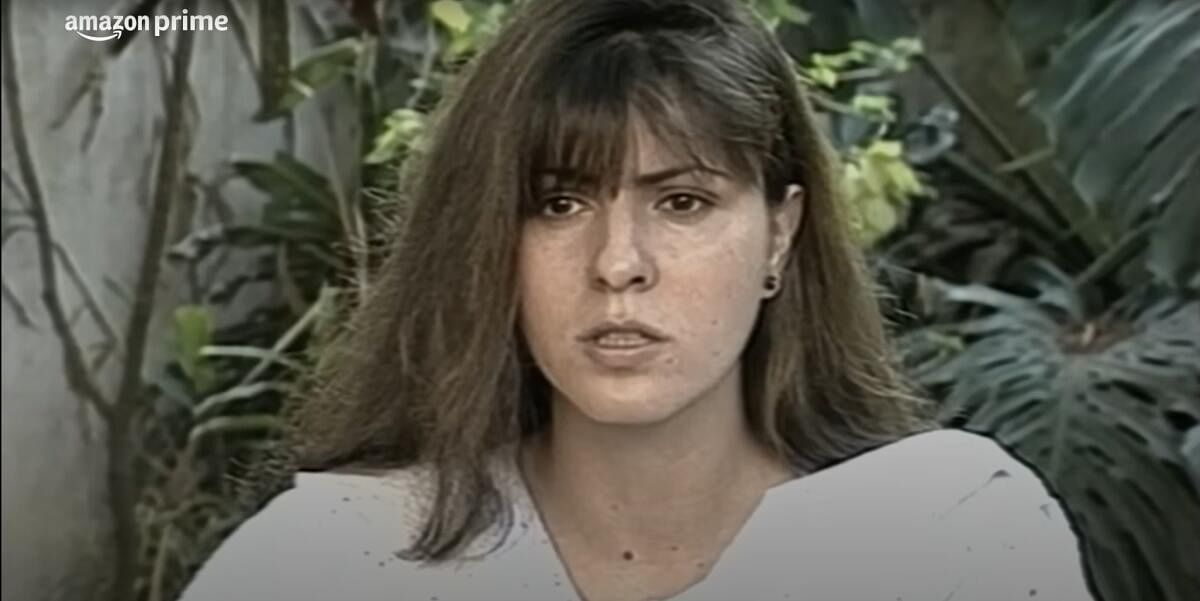 Sabah Khaleeli, daughter of Shakereh Namazi, in a clip from the series.