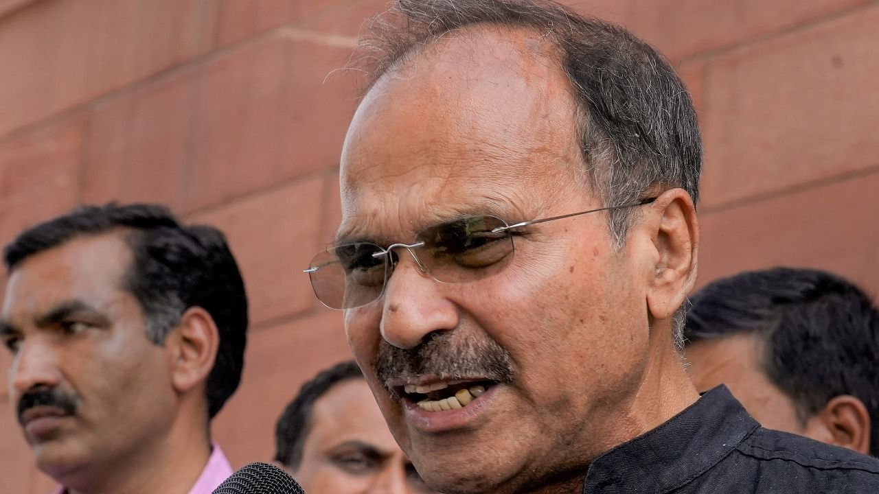 Leader of the Congress in Lok Sabha Adhir Ranjan Chowdhury. Credit: PTI Photo