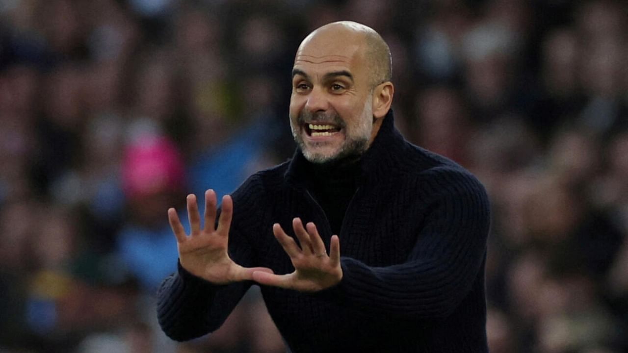 Manchester City manager Pep Guardiola. Credit: Reuters Photo