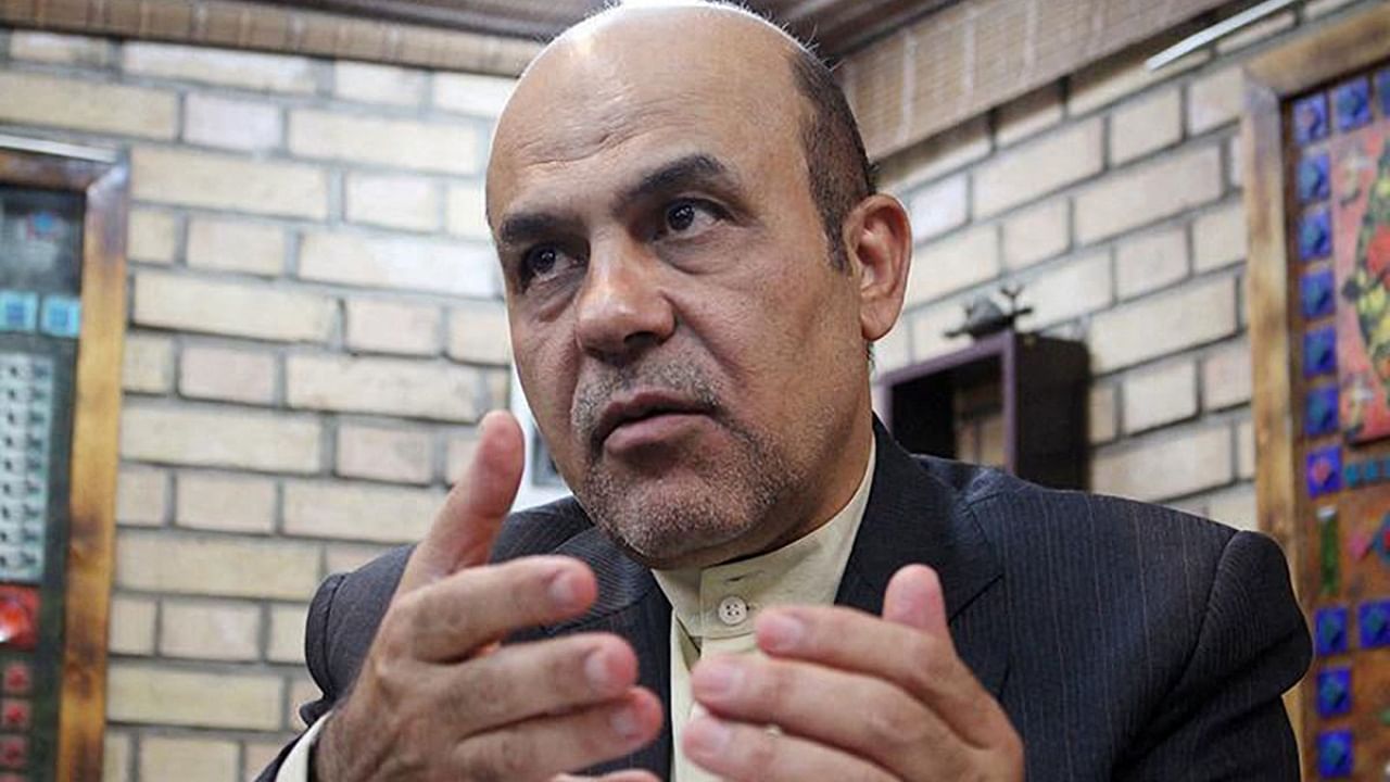 An undated handout picture provided by Khabar Online news agency shows, former Iranian deputy of defence minister, British-Iranian national Alireza Akbari, during an interview in Tehran. Credit: AFP Photo/HO/Khabar Online
