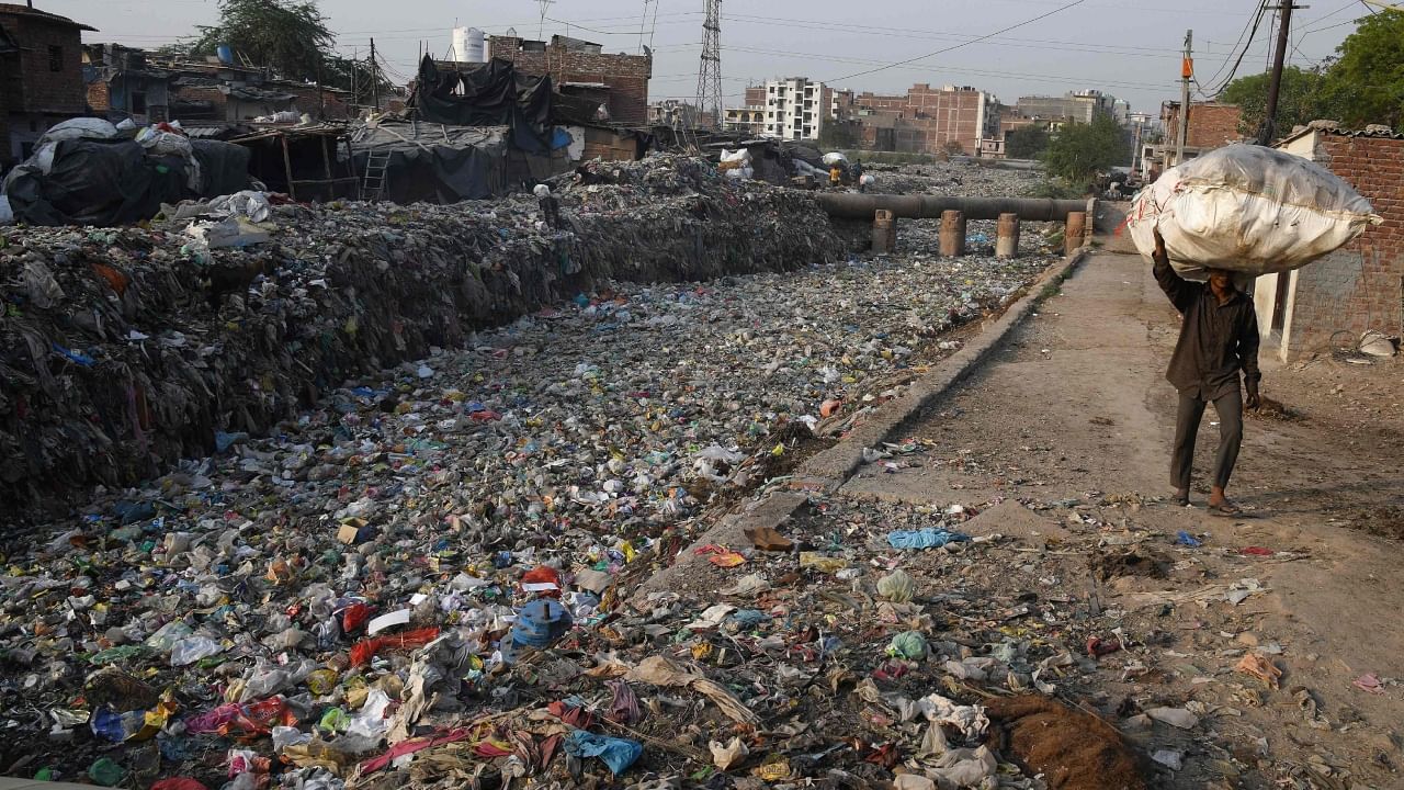 India's sewerage system does not connect to about two-thirds of its urban homes. Credit: AFP File Photo