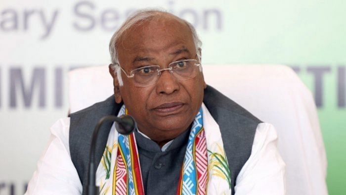 Mallikarjun Kharge. Credit: IANS Photo 