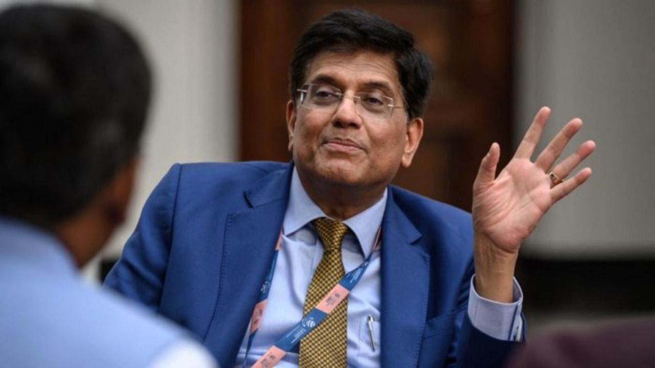 Commerce and industry minister Piyush Goyal. Credit: AFP Photo