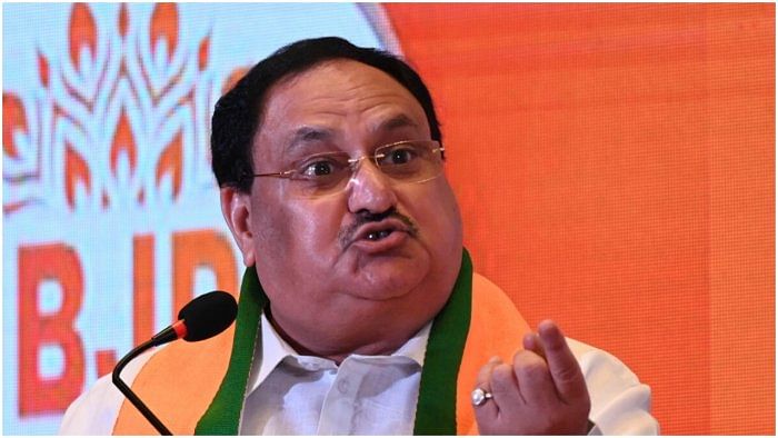 Nadda said that the Bommai-led government has declared 2 per cent reservation for Dalits, 4 per cent for tribals and 2 per cent for Lingayats. Credit: Special Arrangement