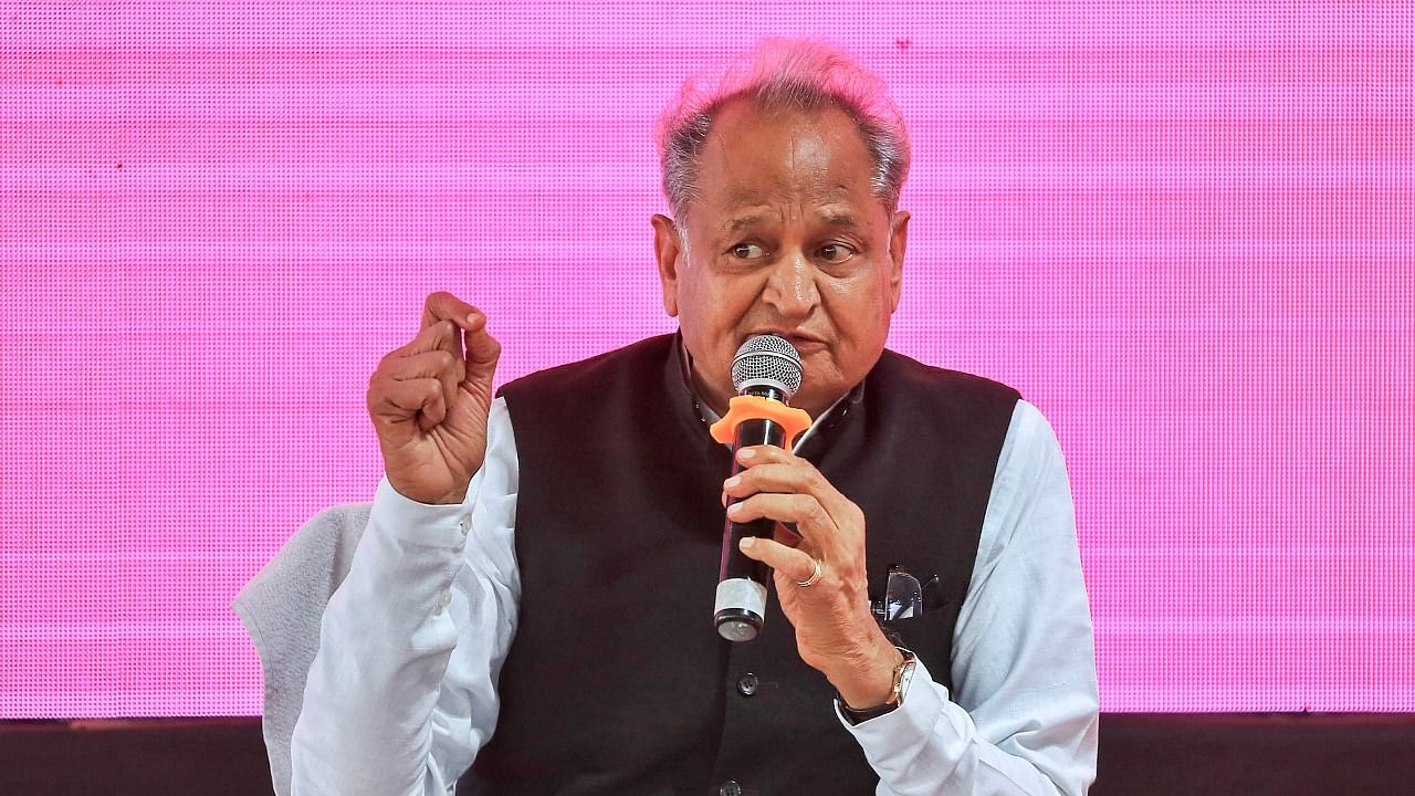 Rajasthan Chief Minister Ashok Gehlot. Credit: PTI Photo