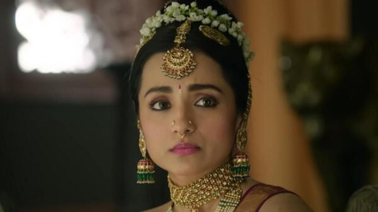 Trisha as Kundavai in ‘Ponniyin Selvan’. Credit: Special Arrangement