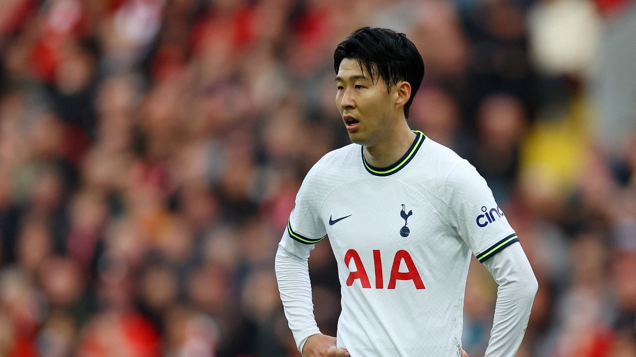 Tottenham's South Korean forward Son Heung-min. Credit: Reuters Photo