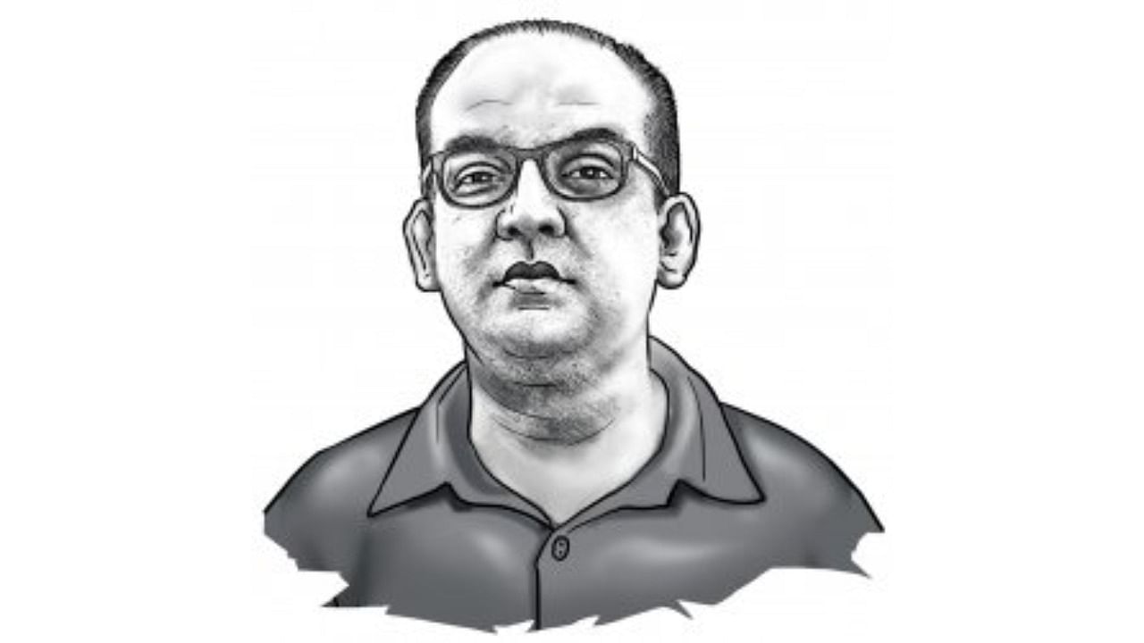 Vivek Kaullives to read crime fiction, and unlike his honest ancestors, makes a living writing on economics @kaul_vivek. Credit: DH Illustration